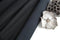 Dark Gray Jacquard Ponte Bonded Knit Fabric by the yard